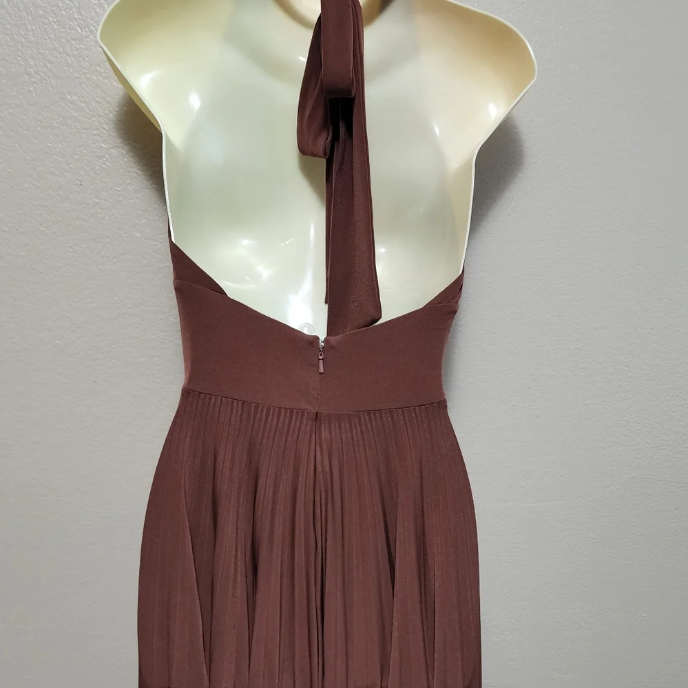 Pleated Halter Dress Max & Cleo - Picture 8 of 12